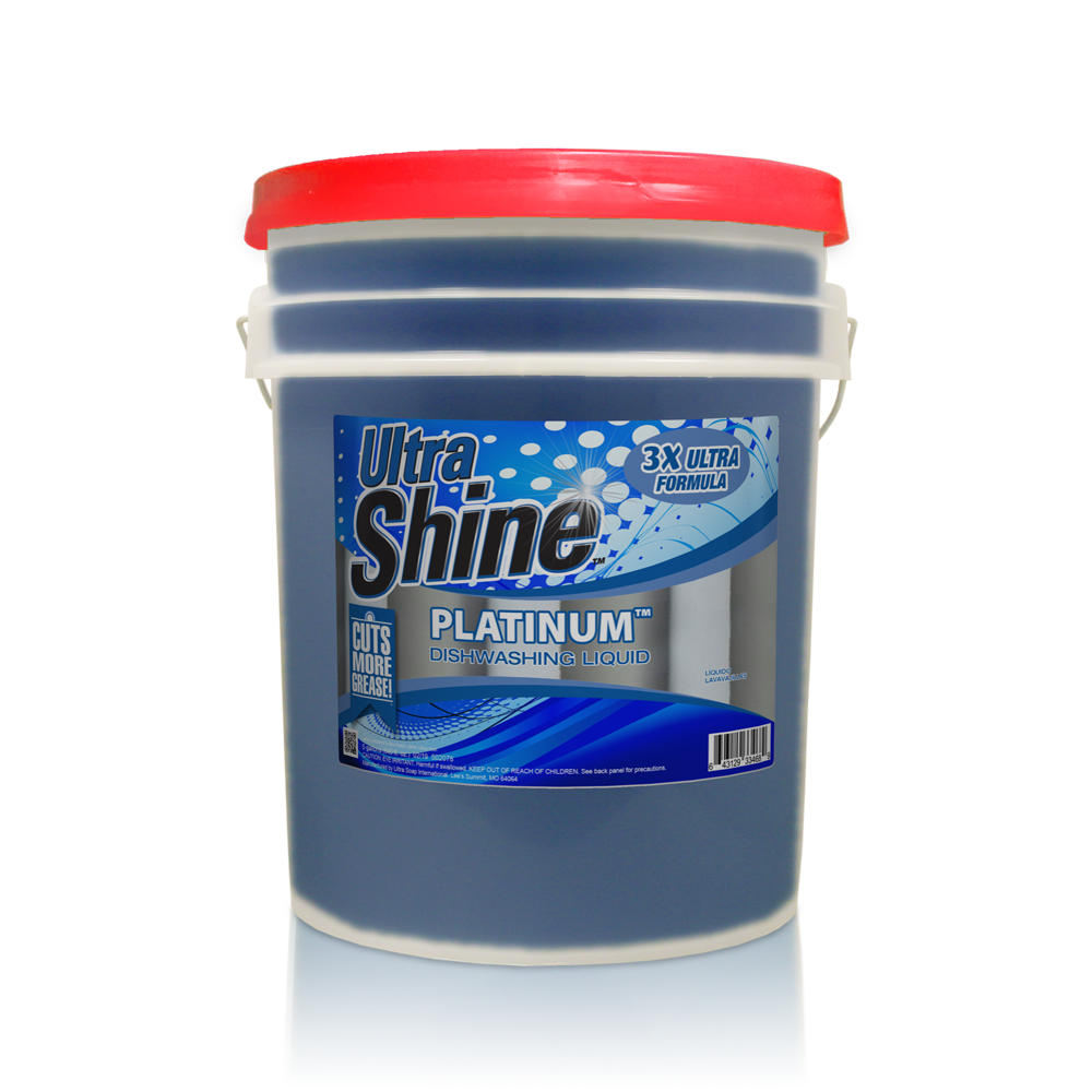 Ultra Shine™ - 3X Platinum™ Dishwashing Liquid - 5 Gallon