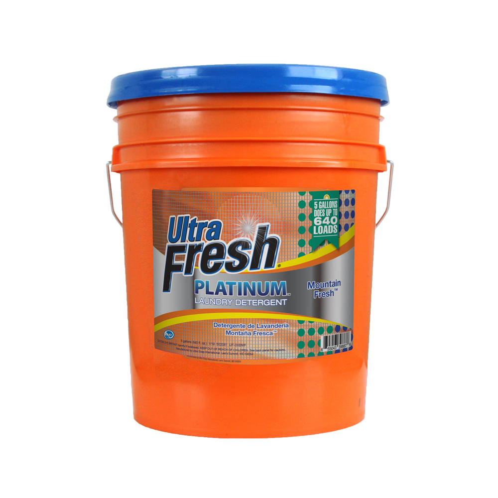Ultra Fresh® Platinum™ Mountain Fresh™ 3X Laundry Detergent - 5 Gallons