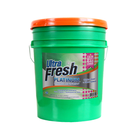Ultra Fresh® Platinum™ Original Green Laundry Detergent + Fabric Softener - 5 Gallons