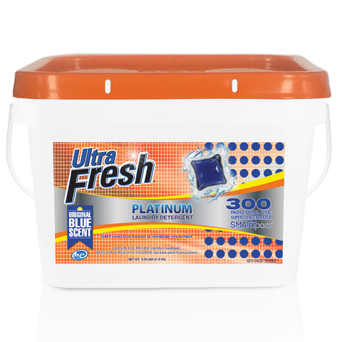 Ultra Fresh® Platinum™ Blue™ SmartPacs™ Laundry Detergent Pacs - 300ct